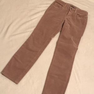 J BRAND Tan Corduroy Skinny Leg Pants - Size 26